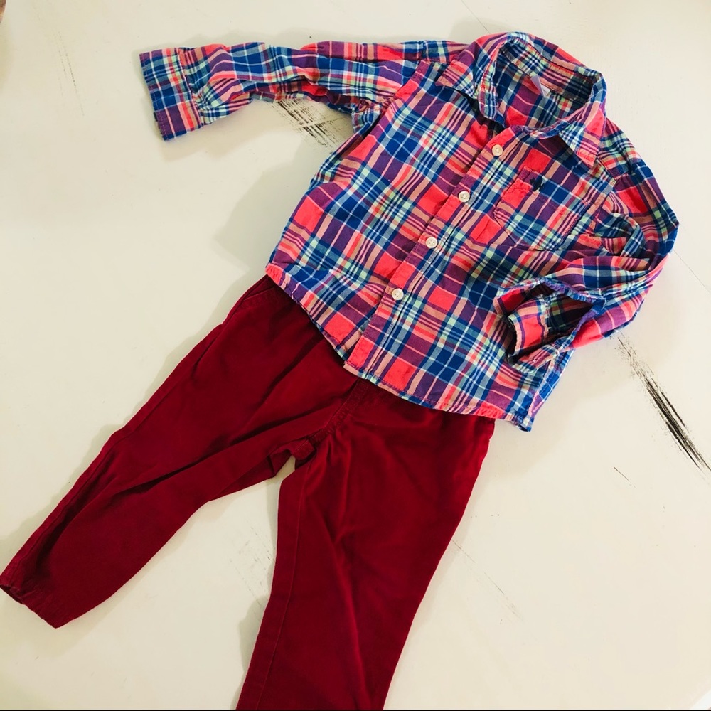 18 months colorful outfit